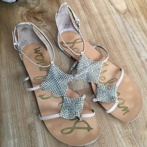 Sam Edelman Sandals with Rhinestone Detail